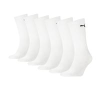 Chaussettes de sports femmes Puma PUMA CREW SOCK X6 Blanc 43 / 46