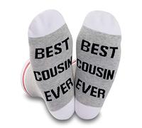 Chaussettes cousin cadeau pour cousin ou cousin - Gris - Medium