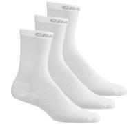 Craft Core Dry High 3Pack Chaussettes De Running - Blanc, Taille S