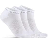Chaussettes Craft Core Dry Shaftless 3-Pack Taille de chaussures: 40-42 / Couleur: blanc