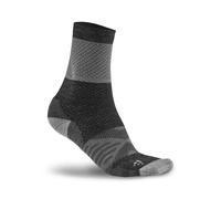 Craft ADV XC Warm Sock 1907901 ASPHALT/WHITE Gris 34-36 EU