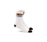 Chaussettes crankbrothers icon mtb blanc marron