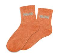 Chaussettes Créative Orange À Paillettes