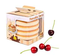 Chaussettes Crêpe Homme Femme-Chaussettes Humour Fantaisie Humoristique Rigolote pour Papa Ado Garçon- Cadeau Original Drole Utile Insolite Anniversaire Idee Cadeau Noel Saint Valentin Pâques-43-46