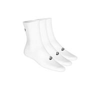 ASICS Crew Chaussettes De Sport Pack De 3 - Blanc , Noir, Taille 39-42