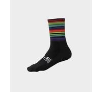 Chaussettes Cyclisme Q-SKIN 16CM ALE' FLASH Noir