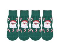 Chaussettes d ' intérieur pour Chien avec Points, Green XS | Points de préhension d ' un seul côté, friction supplémentaire face, couvre-pieds d ' intérieur pour chien sur