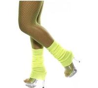 Smiffy's Chaussettes Danse 80's Fluo Jaune – Taille Unique Jaune G