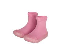 Chaussettes d'aventure avec semelle en caoutchouc fille Sterntaler unicolore Rose 27/28