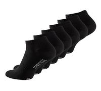 Chaussettes de cheville pour femmes et hommes, 6 paires, antidérapantes, respirantes, chaussettes de sport, gym, course, sneakers (FR/ES, Numérique, 39, 42, Taille normale, Taille normale, 6x Noir)
