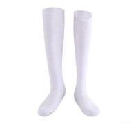 Chaussettes de clôture élastiques pour entraînement épée et aluminium, design à hauteur du genou, matériau en coton respirant avec orteils et talon renforcés pour plus de durabilité (XS)
