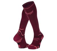 Chaussettes de compression BV Sport Trail Compression (bordeaux/rose) S