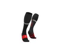 Compressport Chaussettes de compression Full Socks Run T2 - Ultra légère Running - Noir 39-41