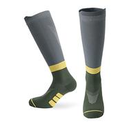 Chaussettes de compression de haute qualité pour hommes et femmes - Design premium durable avec compression graduée pour le sport, la course, le cyclisme, le ski, la randonnée, Fabriquées dans l'UE
