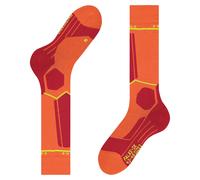 FALKE SK Energizing Wool M Kh respirantes avec contention 1 paire, Chaussettes de ski Homme, Orange Flash 8036 - Tour de mollet W4, 43-46 W4