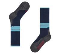 FALKE TK Compression M Kh laine fil fonctionnel avec contention 1 paire, Chaussettes de randonnée Homme, Bleu Marine 6120, 43-46
