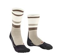 FALKE TK2 Explore Compression W So laine fil fonctionnel 1 paire, Chaussettes de randonnée Femme, Beige Melange 4043, 39-40