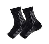 Chaussettes de compression for attelle cheville for hommes et femmes | Apaiser la douleur, usage quotidien, ajustement confortable(Black White,S/M)