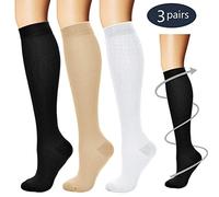 Chaussettes de compression graduées pour homme et femme, 20 à 30 mmHg pour Crossfit, maternité, athlétisme, voyage, infirmières - Boost l'endurance, la circulation et la récupération