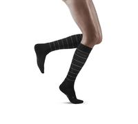 Chaussettes de compression hautes femme CEP Compression Reflective Noir Taille 4