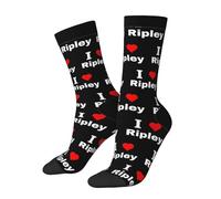 Chaussettes De Compression J'Adore Ripley Chaussettes De Sport Mode Chaussettess Sportif Doux Chaussettess D'Entraînement Pour Marche Vélo Gym 40 Cm