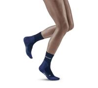 Chaussettes de compression mi-mollets pour temps froid femme CEP Compression Bleu Taille 2