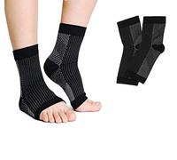 Chaussettes de compression pour aponévrosite plantaire (2 paires de chaussettes par paquet) compression graduée Un soutien parfait pour les hommes et les femmes. Tissu respirant