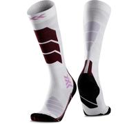 X-Socks Chaussettes de compression Ski Expert OTC – Blanc/Lavande Femme 39-40