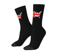 Chaussettes De Compression Union Jack Chaussette Confort Work Socks Classique Socquettes Pour Camping Sport Randonnée 40CM