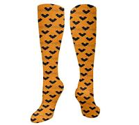 Chaussettes De Contention Bats On Chaussettes De Compression Classique Chaussettes Hautes Confort Chaussettes D'Équipage Pour Voyage Cyclisme Course À Pied 50cm