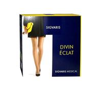 Chaussettes de contention Divin Eclat Pieds ouverts Classe 2 Sigvaris Beige 120 Taille M Hauteur Normal