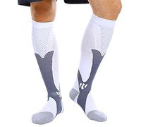 Chaussettes de Contention pour Femmes et Hommes 20-30mmHg Meilleures Chaussettes de Compression pour la Grossesse en Cours d'exécution