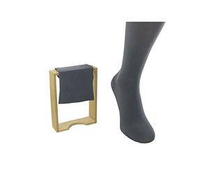 Chaussettes de contention Venoflex Elégance - Homme - Gris - Uni - Class 2 - 1 Pair - Football américain, Tennis - Compression Médicale - Diabétique, Œdème - Medium - FR/ES