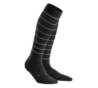 Chaussettes de course à pied CEP Compression Tall Reflective Black II