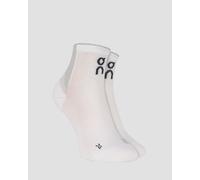 Chaussettes De Course Blanches On Performance Run Sock Mid 2uf10050813-white-glacier 39-42.5