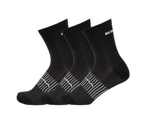 Chaussettes de course Endura Coolmax® (x3) Noir