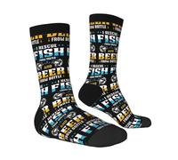 Chaussettes De Course Je Sauve Des Poissons De L'Eau Et De La Bière De La Bouteille Antidé Rapante Chaussettes Classiques D'Entraînement Chaussettes Pour Cyclisme Trekking Basketball