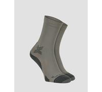 Chaussettes De Course Noires Et Grises X-socks Run Discover Crew Xsrqdis24m-g221 42;44;43