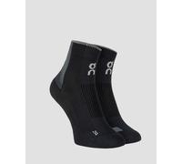 Chaussettes De Course Noires On Running Performance Run Sock Mid 2uf10050106-black-eclipse 40;42;41;43;39