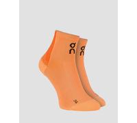 Chaussettes De Course Oranges On Running Performance Run Sock Mid 2uf10053050-tangerine-flame 36;39;37;38;35