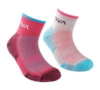 Chaussettes de course pour enfants La Sportiva Running Malibu Blue/Hibiscus 34-35 UE