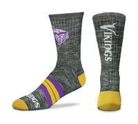Chaussettes De Crew Pour Hommes Minnesota Vikings Quad Promo