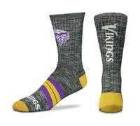 Chaussettes De Crew Pour Hommes Minnesota Vikings Quad Promo