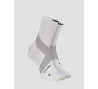 Chaussettes De Cyclisme Blanches Et Grises X-socks Bike Expert Crew Xsbqxps25u-w002