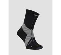 Chaussettes De Cyclisme Noires Et Grises X-socks Bike Expert Crew Xsbqxps25u-b036