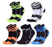 Chaussettes De Cyclisme pour Hommes Cyclistes Unisexes pour La Randonnée, La Marche, l'escalade Et Le Vélo (combination-02,XL-[43-44])