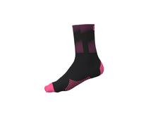 Chaussettes De Cyclisme Q-SKIN 16CM ALE' SPRINT Rose Fluo