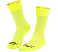 Chaussettes de cyclisme ultra légères pour homme - Technologie respirante - Fibre antidérapante - Unisexe - Accessoires cyclistes - Pour randonnée, marche, escalade - Fluo, 10-11 UK / 45-46 EU