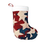 Chaussettes de décoration de Noël HJFCZH The Star-Spangled Banner Imprimées Décoration de la maison Doux et confortable pour le bureau Arbre de Noël Cheminée
