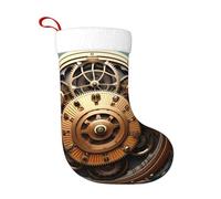 Chaussettes de décoration de Noël WHJDPP cool steampunk engrenages image décoration de la maison doux et confortable pour bureau, arbre de Noël, cheminée